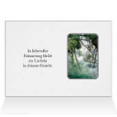 Kondolenzenkarte Regenbogen (Innenansicht Horizontal (Oben))