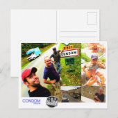 Kondom - Postkarte (Vorne/Hinten)