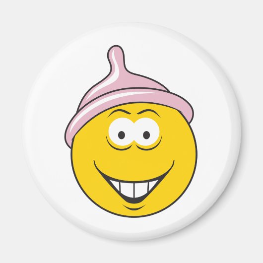 Kondomgesicht Magnet (Vorne)