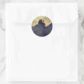 Kondor California Runder Aufkleber (Tasche)