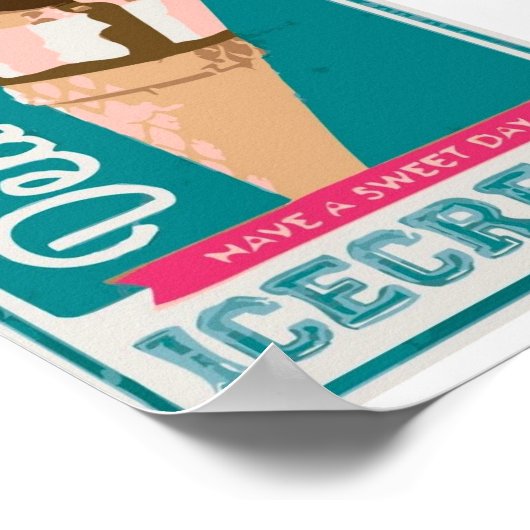 Kone aus Eis Poster (Ecke)