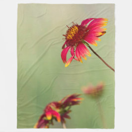 Kone Blume beginnen zu blühen Fleecedecke