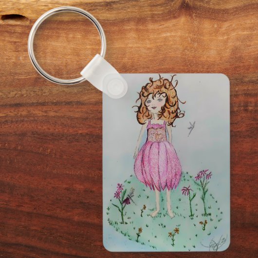 Kone-Blume Schlüsselanhänger (Vorderseite)