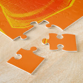 Kone mit gelben Streifen Puzzle (Seite)