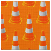 Kone mit grauen Streifen Stoff (Nahaufnahme)