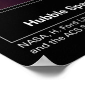 Kone Nebula NGC 2264 Hubble Teleskop Poster (Ecke)