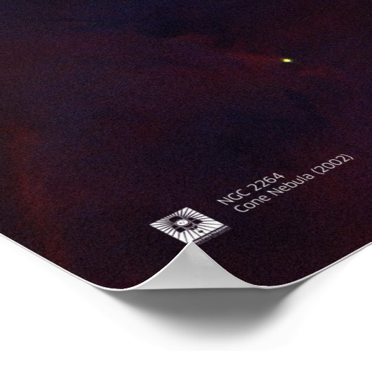 Kone Nebula, NGC 2264 - NASA Hubble Weltraumtelesk Poster (Ecke)