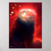 Kone Nebula, NGC 2264 - NASA Hubble Weltraumtelesk Poster (Vorne)