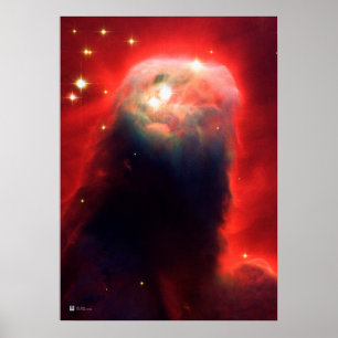 Kone Nebula, NGC 2264 - NASA Hubble Weltraumtelesk Poster