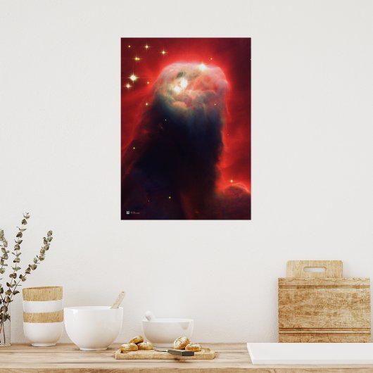 Kone Nebula, NGC 2264 - NASA Hubble Weltraumtelesk Poster (Küche)