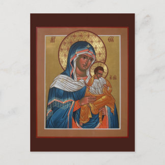Konevitsa Mutter Gottes Gebetskarte Postkarte