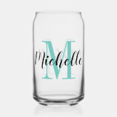 Konfektionierte Monogramm-Soda kann Glasgeschenk f Dosenglas (Rückseite)