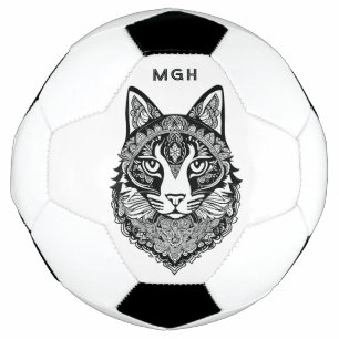Konfektionierte Zierkatzen Fußball