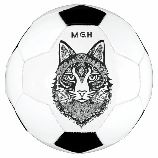 Konfektionierte Zierkatzen Fußball (Vorderseite)