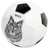 Konfektionierte Zierkatzen Fußball (Dreiviertel)