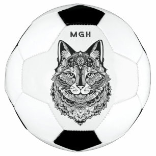Konfektionierte Zierkatzen Fußball