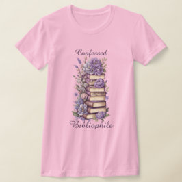 Konfektionierter Bibliophiler Bücherwurm T-Shirt