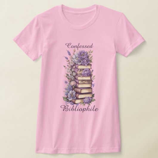 Konfektionierter Bibliophiler Bücherwurm T-Shirt (Ablage )