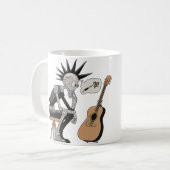 Konfektionierter Musikrobot Kaffeetasse (Vorderseite Links)