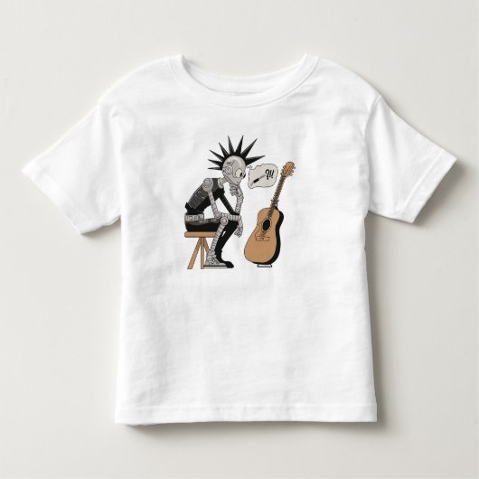 Konfektionierter Musikrobot Kleinkind T-shirt (Vorderseite)