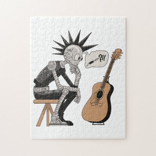 Konfektionierter Musikrobot Puzzle (Vertikal)