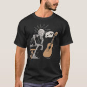 Konfektionierter Musikrobot T-Shirt (Vorderseite)