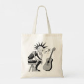 Konfektionierter Musikrobot Tragetasche (Rückseite)