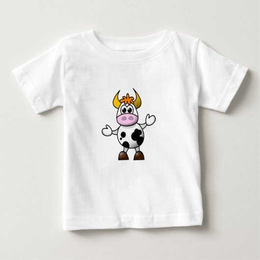 Konfektioniertes KuhBaby Baby T-shirt (Vorderseite)