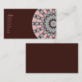 Konfektionsartikel-Kaleidoskop Visitenkarte (Vorne/Hinten)