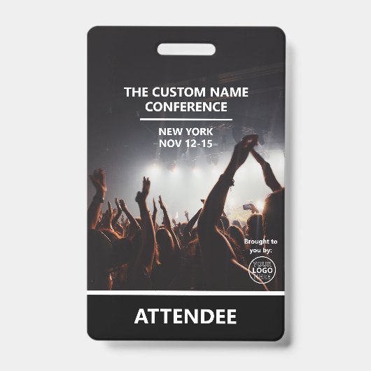 Konferenz Access Pass QR Code Teilnehmer Abzeichen Ausweis (Vorderseite)