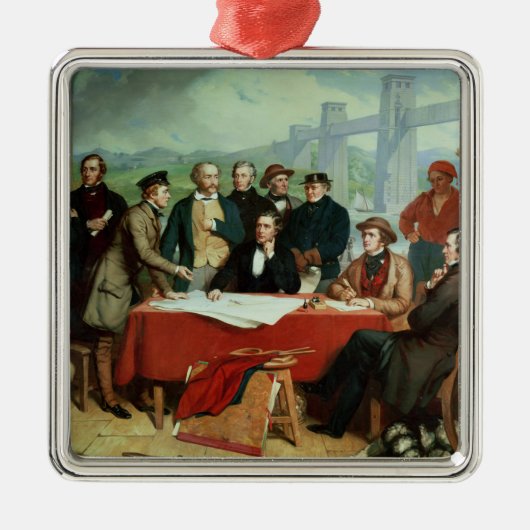 Konferenz der Ingenieure an Britannia Brücke Ornament Aus Metall (Vorne)