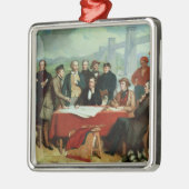 Konferenz der Ingenieure an Britannia Brücke Ornament Aus Metall (Links)