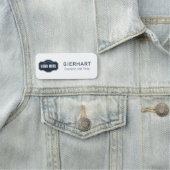 Konferenz der Mitarbeiter für elegante Firmenlogos Namensschild (Beispiel)