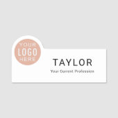 Konferenz der Mitarbeiter Ihres Unternehmens Namensschild (Vorderseite)