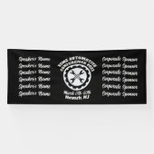 Konferenz für Automobilindustrie im Retro-Stil Banner (Horizontal)