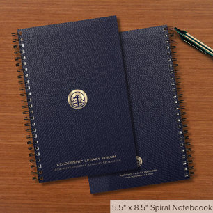 Konferenz-Notebook mit Logo Notizblock
