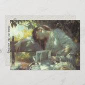 Konferenz über den Buchclub Einladung (Vorne/Hinten)