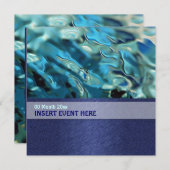 Konferenz über Wasserumwelt Einladung (Vorne/Hinten)