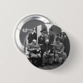 Konferenz von Jalta Roosevelt Stalin Churchill 194 Button (Vorne & Hinten)