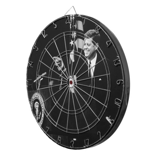 Konferenz von John Kennedy 35. US-Präsident Dartscheibe (Vorderseite rechts)