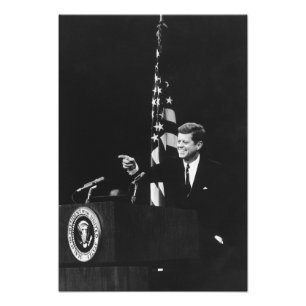 Konferenz von John Kennedy 35. US-Präsident Fotodruck