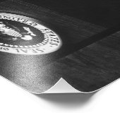 Konferenz von John Kennedy 35. US-Präsident Fotodruck (Ecke)