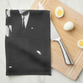 Konferenz von John Kennedy 35. US-Präsident Geschirrtuch (Viertel Falte)