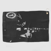 Konferenz von John Kennedy 35. US-Präsident Golfhandtuch (Horizontal)