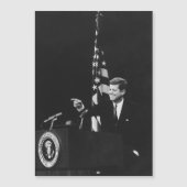 Konferenz von John Kennedy 35. US-Präsident Magnetkarte (Vorderseite)