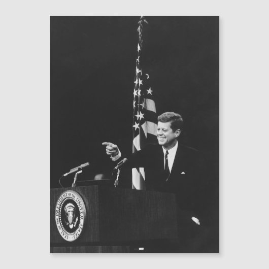 Konferenz von John Kennedy 35. US-Präsident Magnetkarte (Vorderseite)