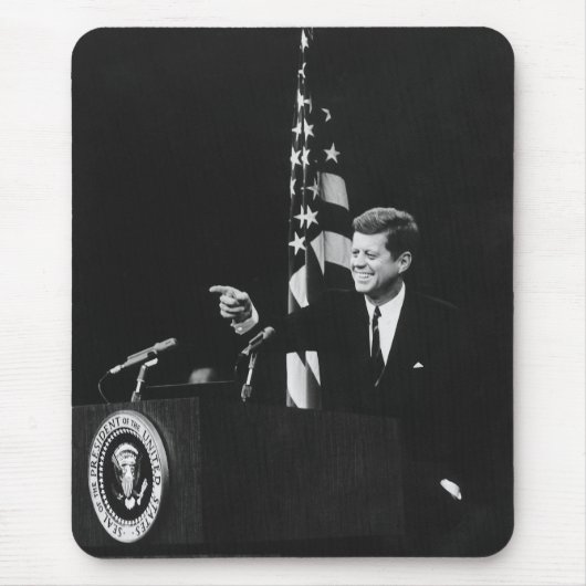 Konferenz von John Kennedy 35. US-Präsident Mousepad (Vorne)