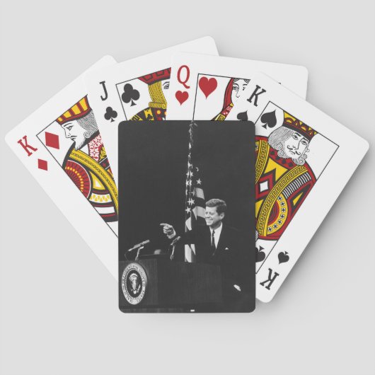 Konferenz von John Kennedy 35. US-Präsident Spielkarten (Rückseite)