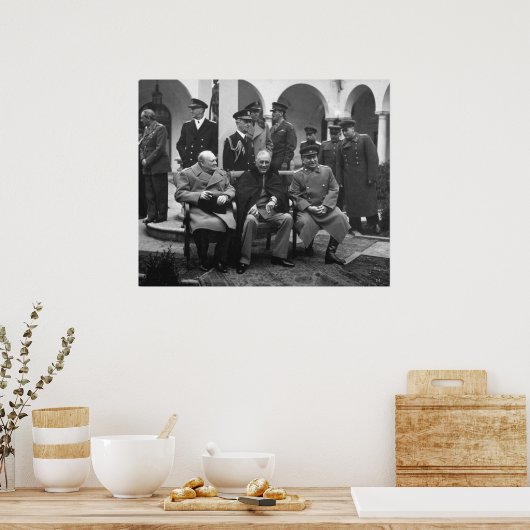Konferenz von Yalta Poster (Küche)