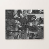 Konferenz von Yalta Roosevelt Stalin Churchill 194 Puzzle (Horizontal)